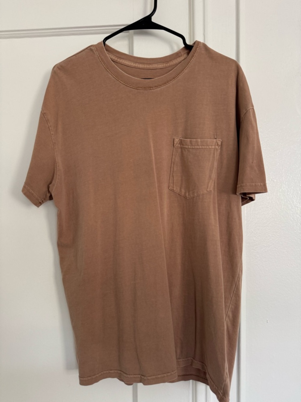Goodfellow & Co Men's Crewneck Pocket Tee in Light Brown/Tan